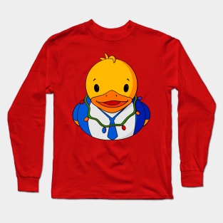 Christmas Vacation Rubber Duck Long Sleeve T-Shirt